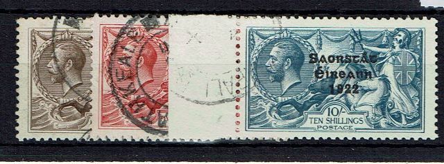 Image of Ireland SG 86/8 FU British Commonwealth Stamp